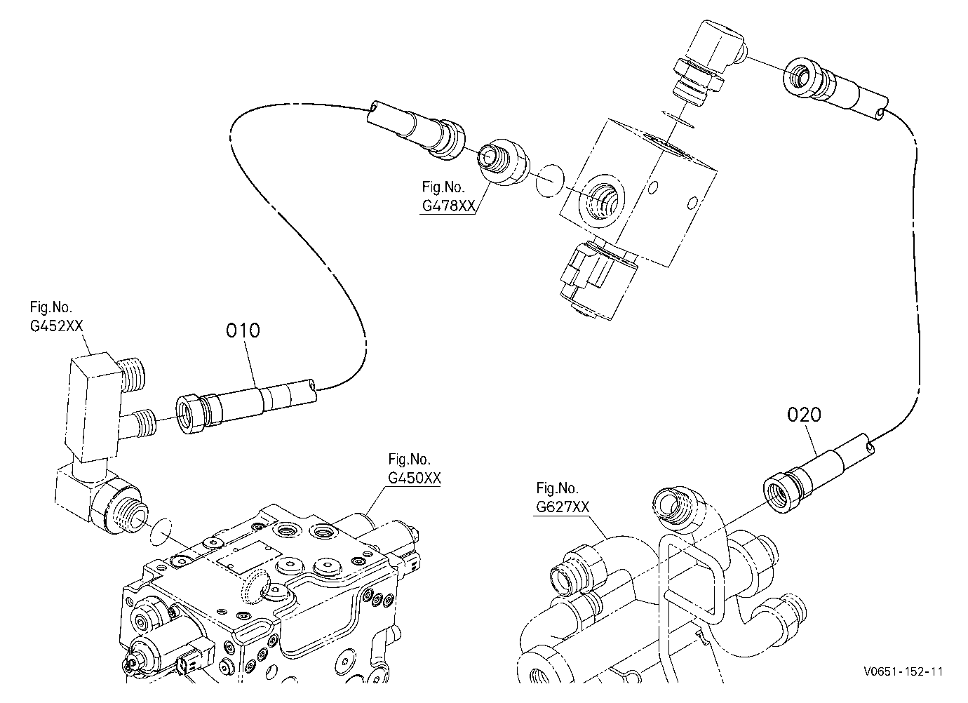 Oil Piping (Aux Change Valve) [High Flow]