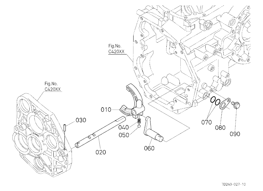 Range Gear Shift Fork