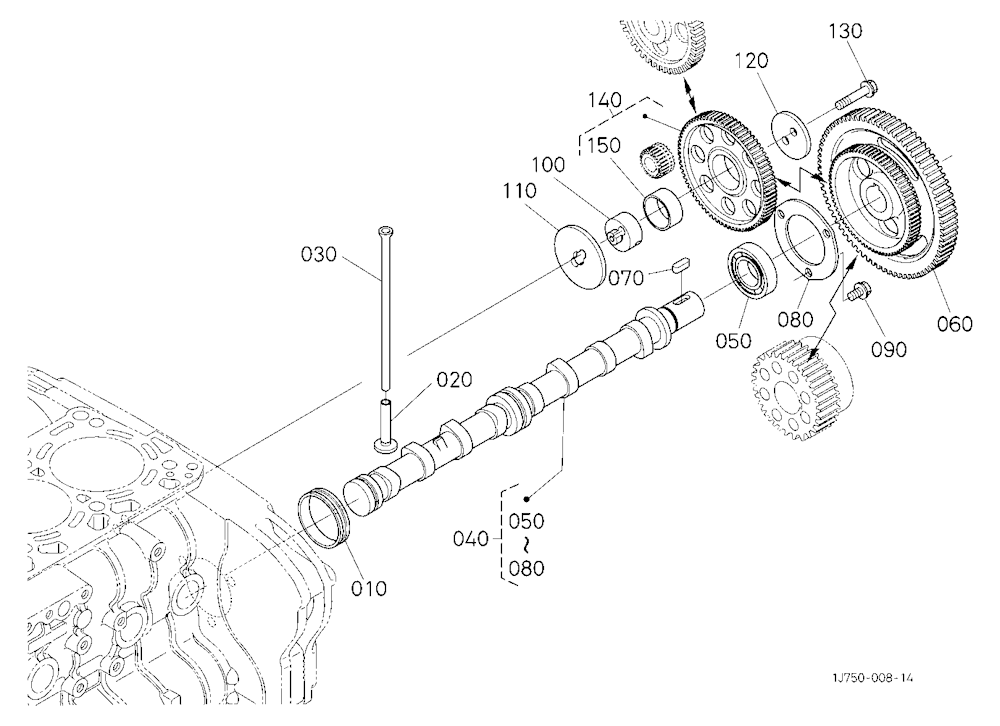 Camshaft And Idle Gear Shaft