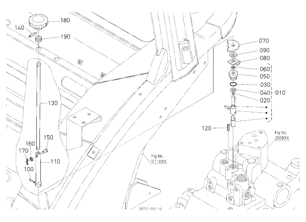 Lowering Lock Lever