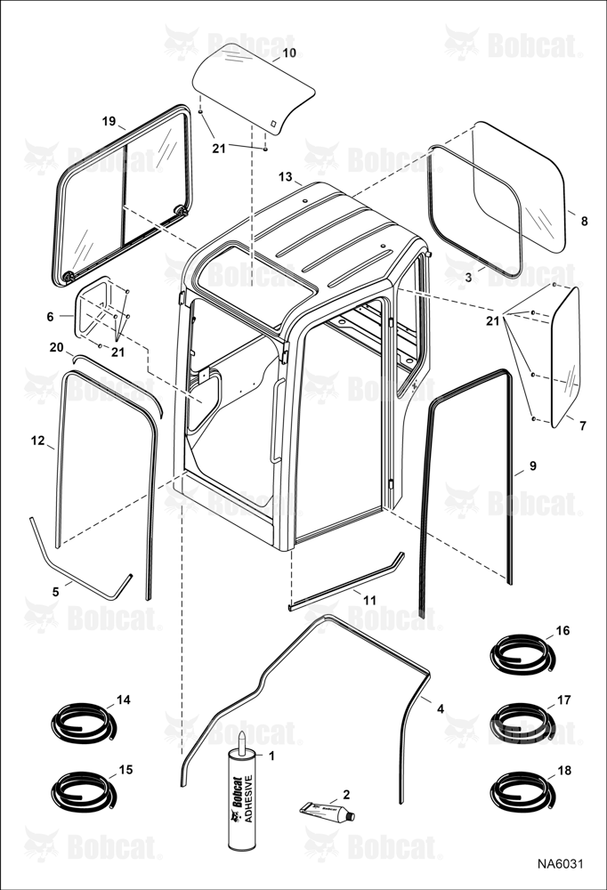 Operator CAB (Windows & Seals)