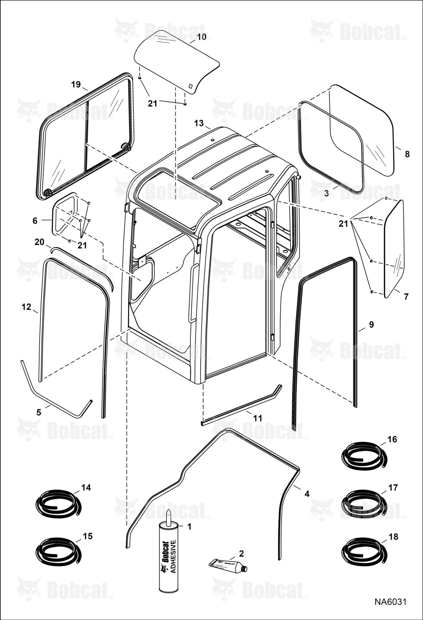 Operator CAB (Windows & Seals)