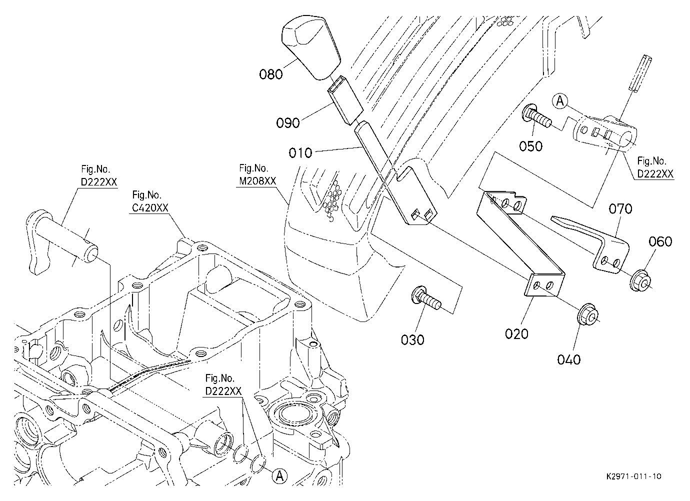 Pto Select Lever