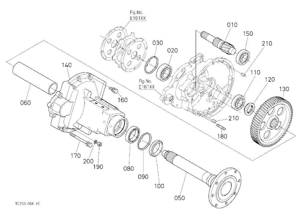 Rear Axle Lh