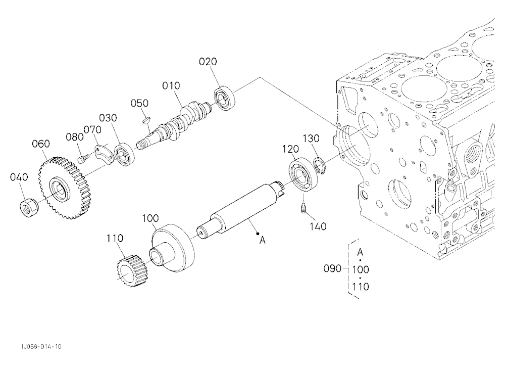 Fuel Camshaft And Governor Shaft