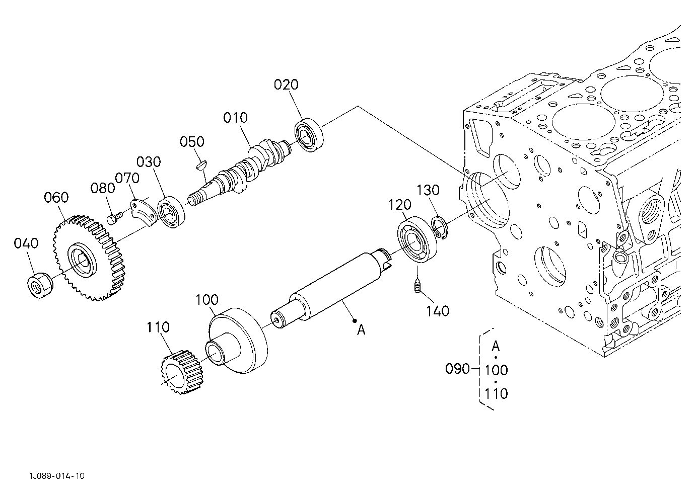 Fuel Camshaft And Governor Shaft