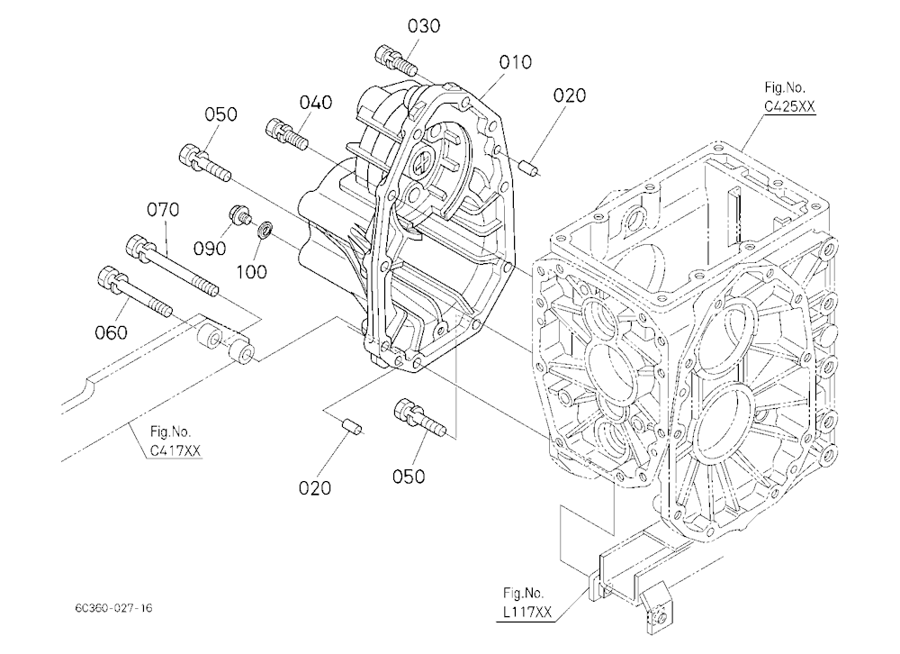 Rear Axle Case Rh