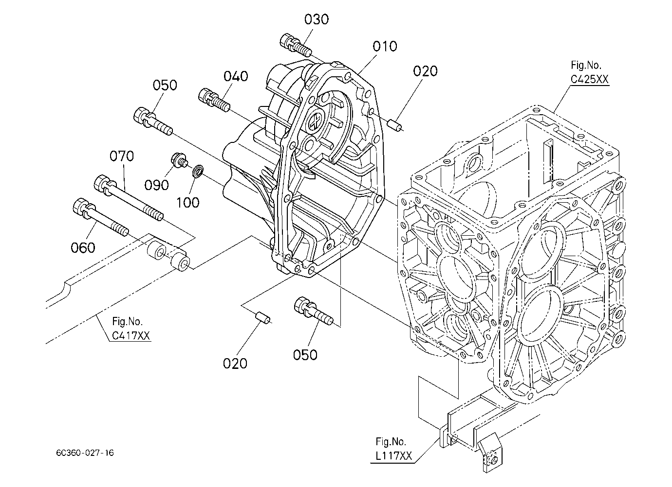 Rear Axle Case Rh