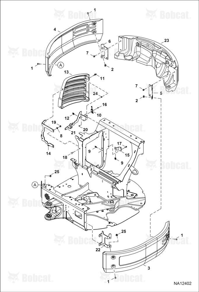 Upperstructure (Side Cover & Screen)