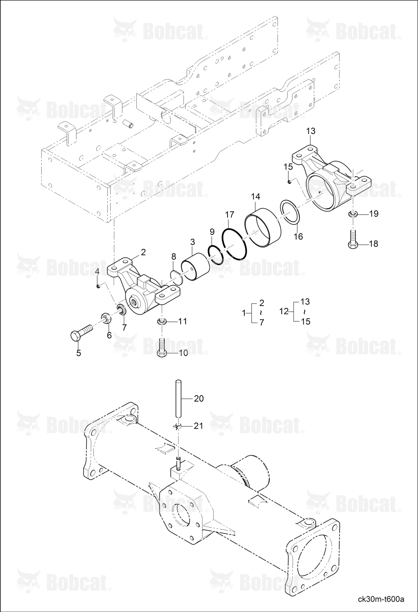Front Axle Bracket Group