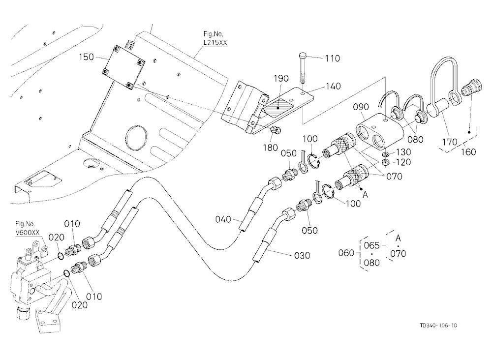 Auxiliary Control Valve Coupler (1St) (W/G No.L839