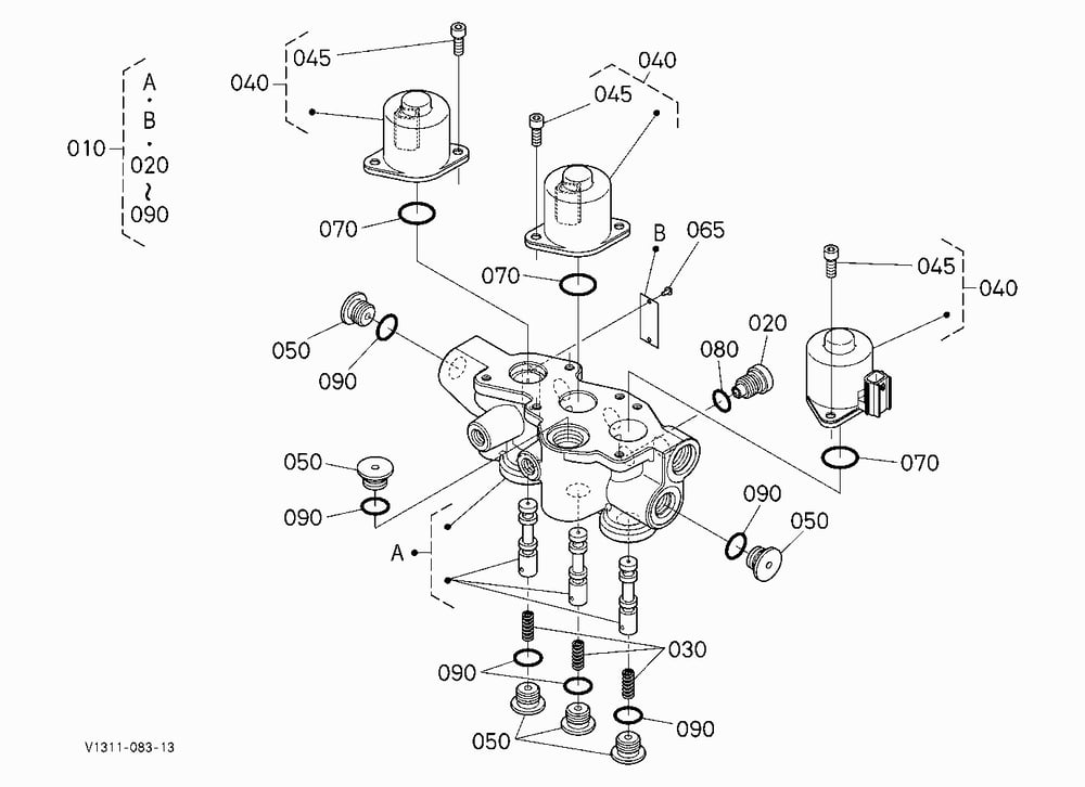 CHANGE VALVE [COMPONENT PARTS]