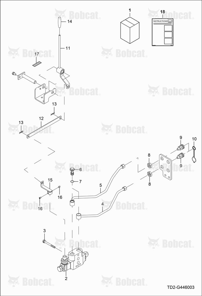 Auxiliary Hydraulics Kit (Rear)(Self Return)