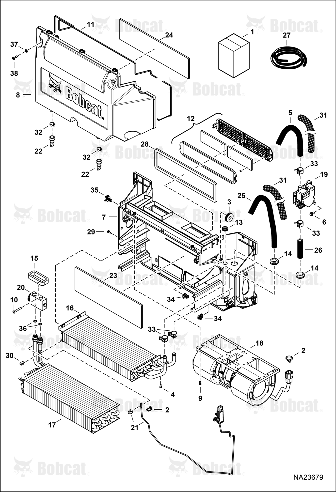 Heater & A/C (HVAC Assembly) (Gen 5)