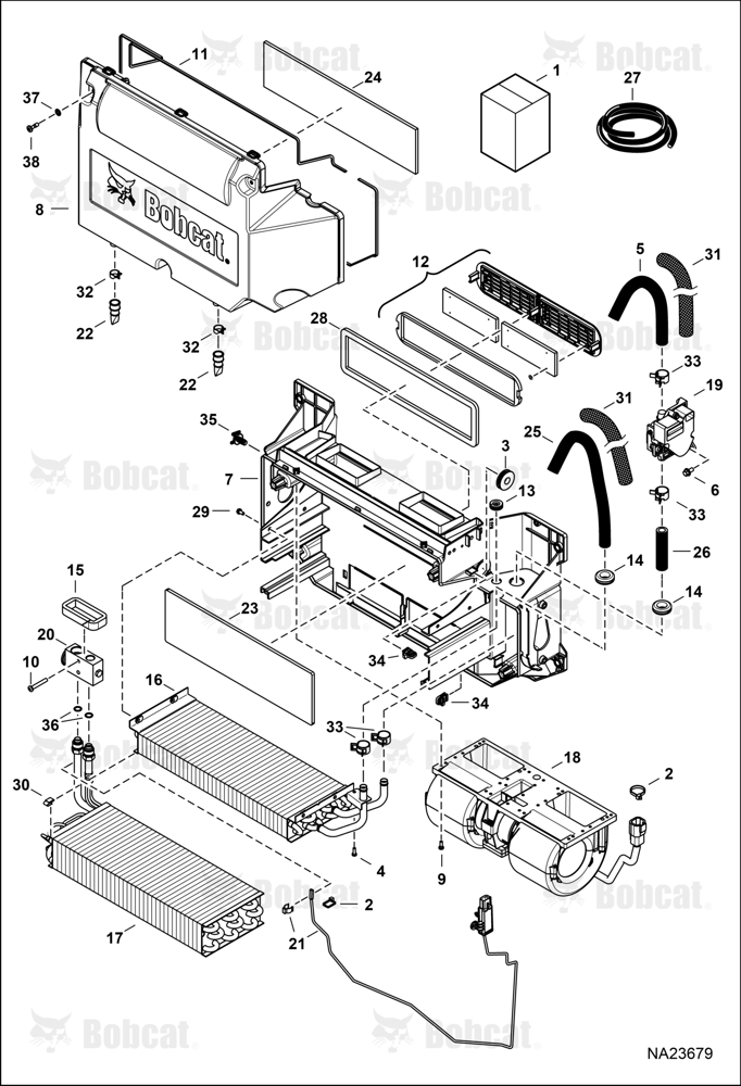 Heater & A/C (HVAC Assembly) (Gen 5)
