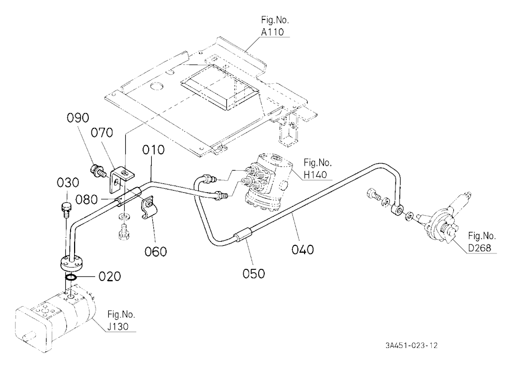 Hydraulic Oil Line (Steering/Pto)