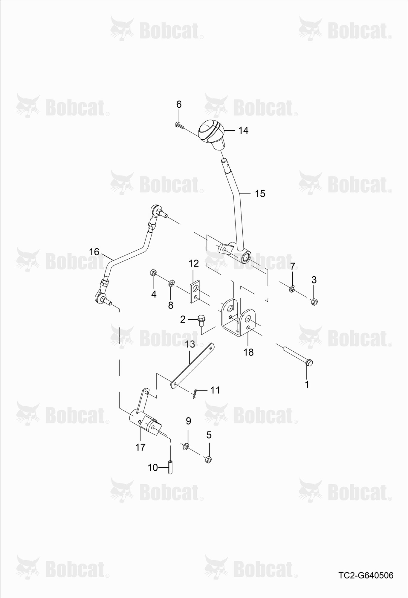 Range Shift Lever Group