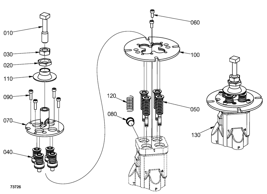 Loader Pilot Control Valve (Lp-850-395C)