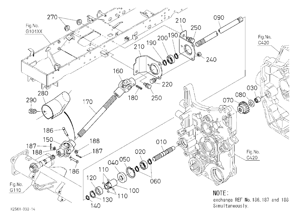 Front Wheel Propeller Shaft