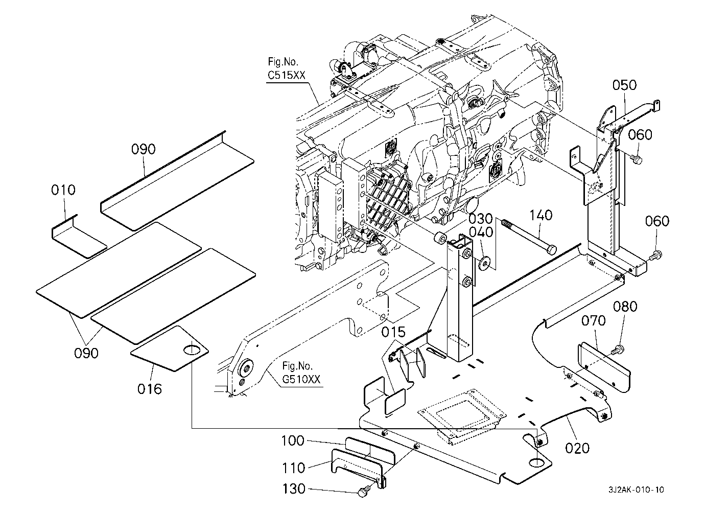 Fuel Tank Bracket [With Loader Equipment]