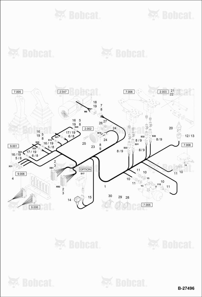 Electric Installation - Floor Frame 120000A96 - 120000A2841
