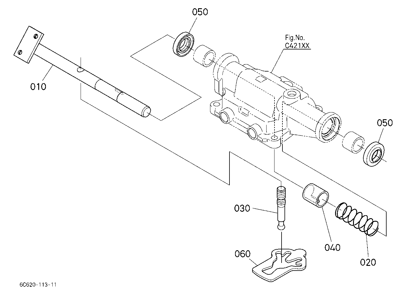Main Gear Shift Arm
