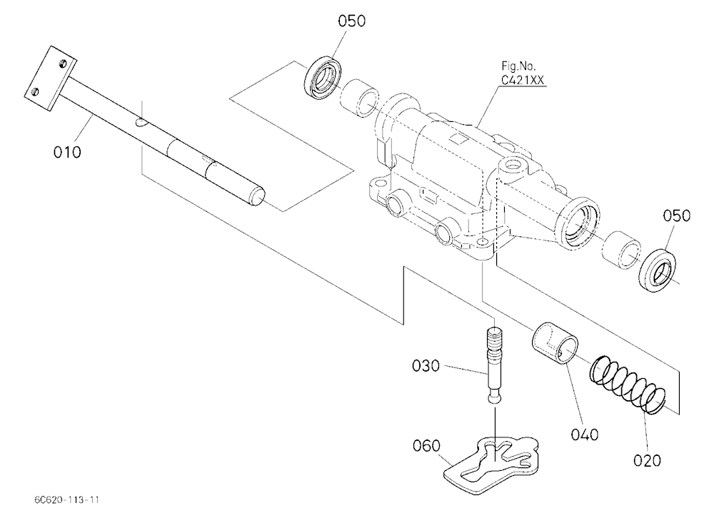 Main Gear Shift Arm