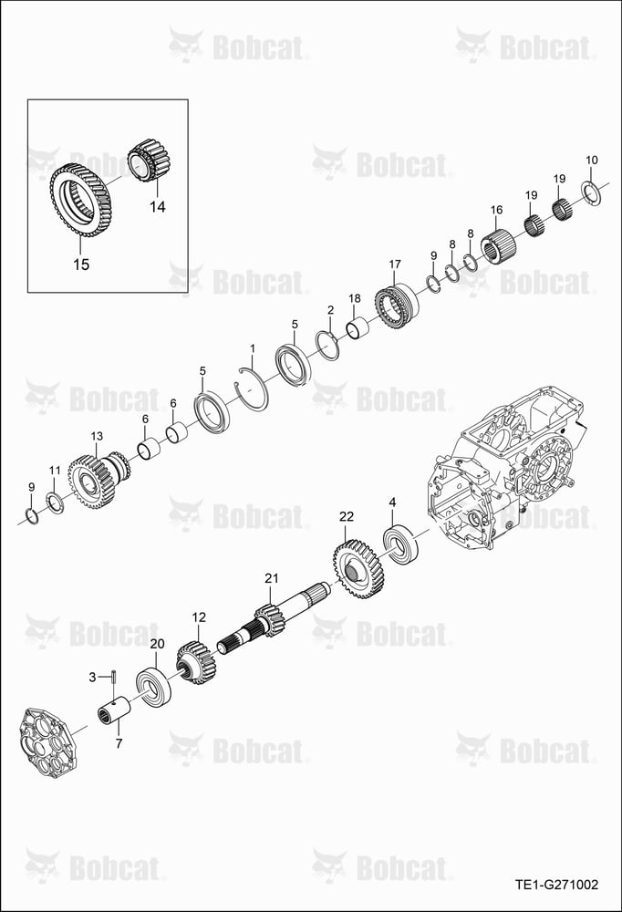 Range Shift Shaft Group