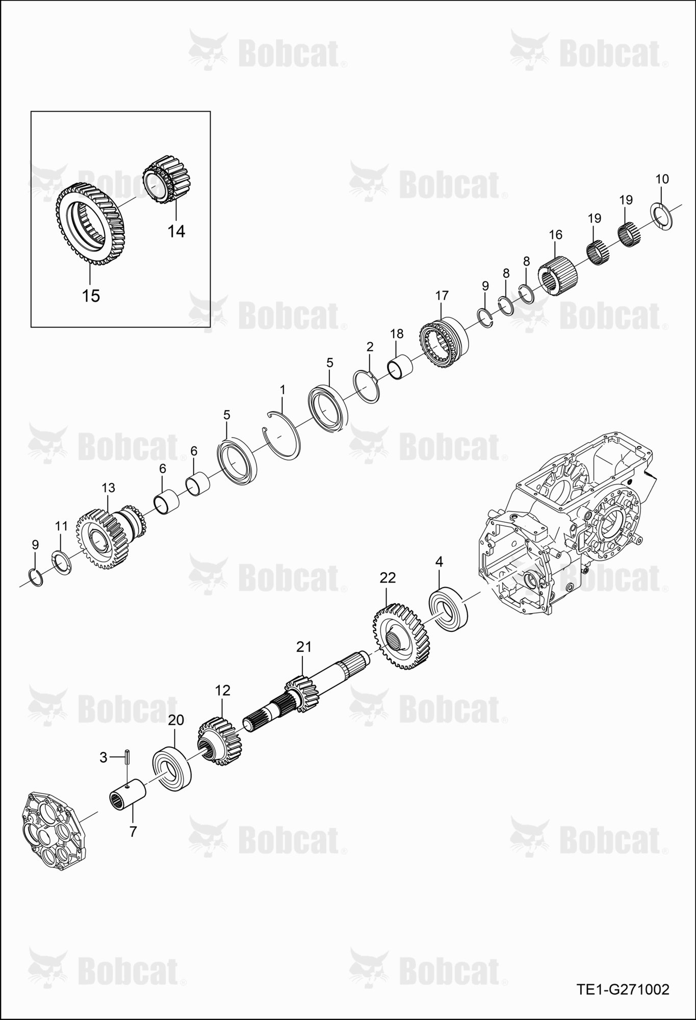 Range Shift Shaft Group