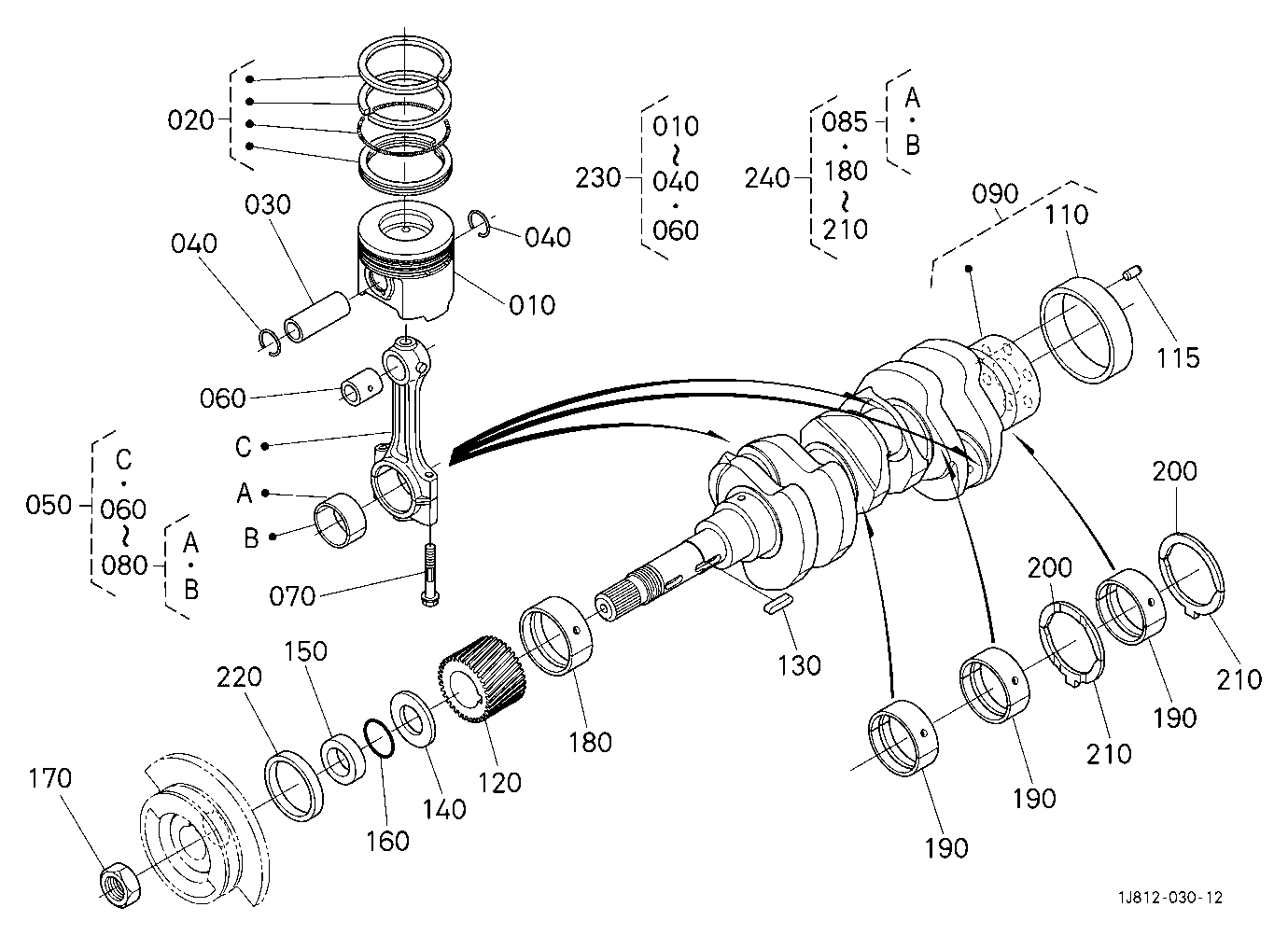 Piston And Crankshaft