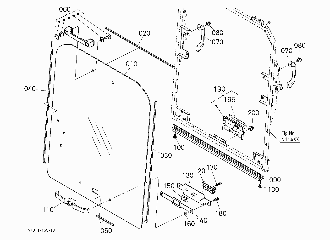 FRONT WINDOW GLASS [V1311-96801]