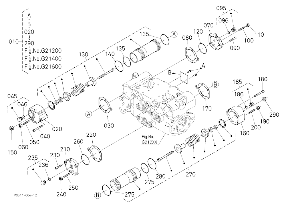 Hst Pump (Piston) [Component Parts]