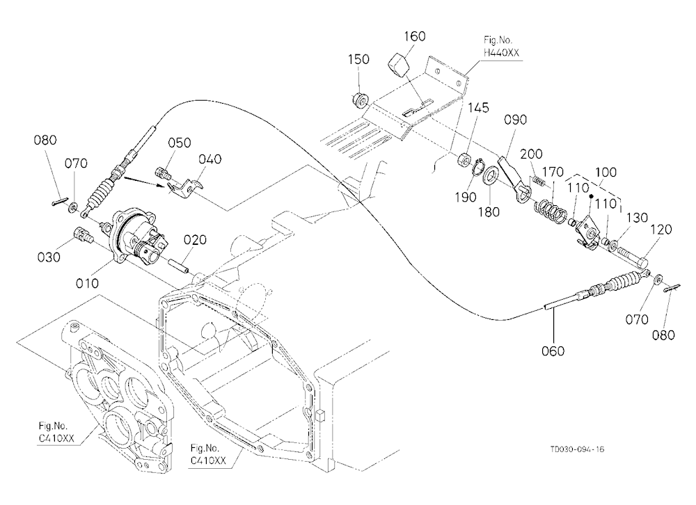 Pto Clutch Control Lever [Except Hst Type]