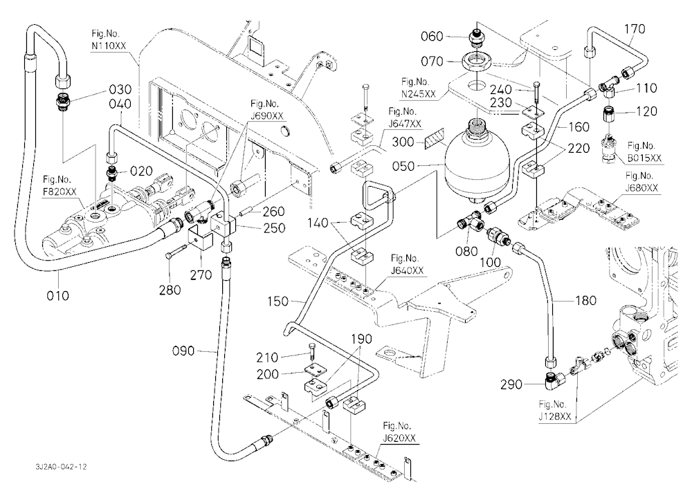 Brake Pipe (Upper/Front) [With Front Suspension]