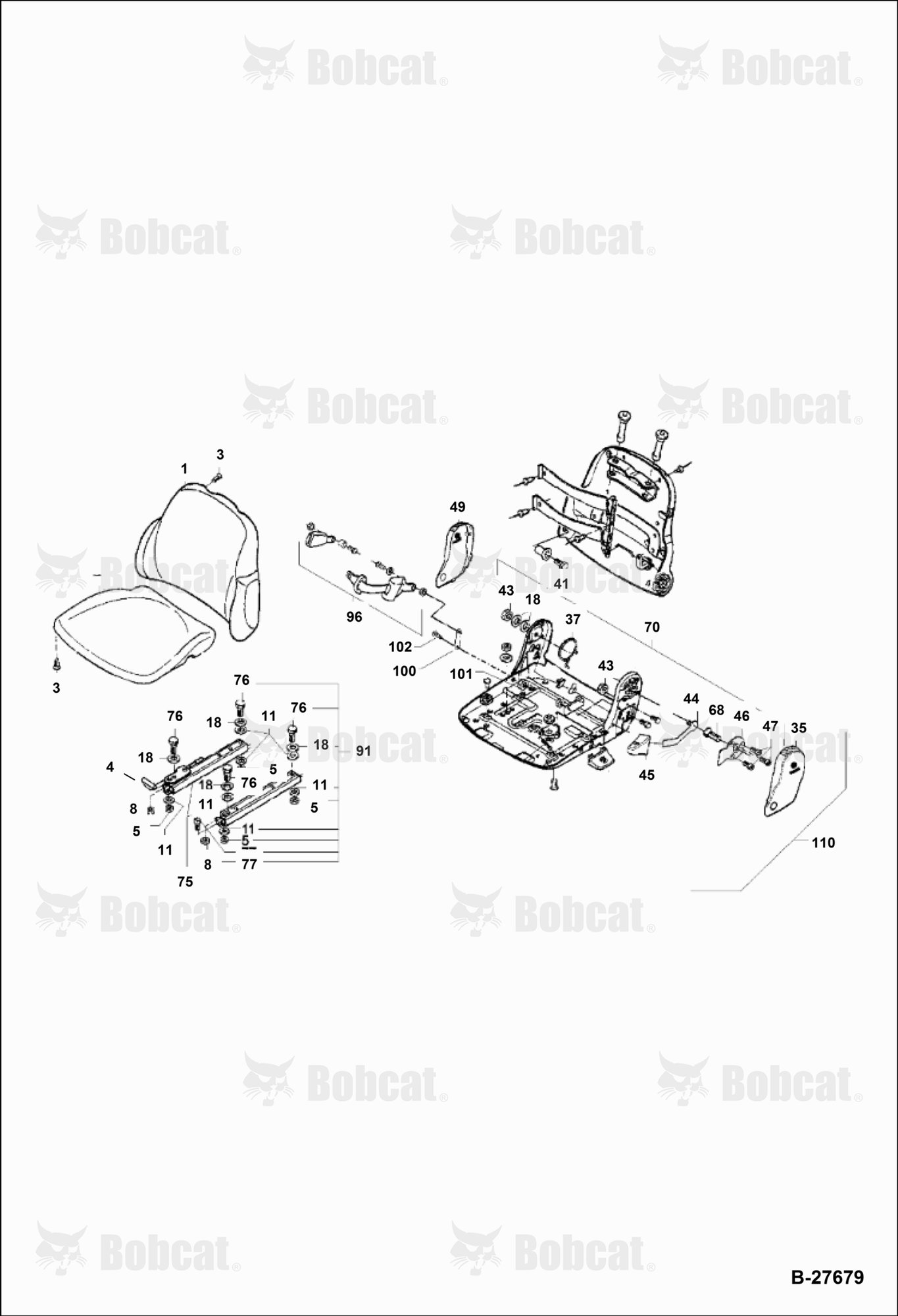 Operator Seat (CANOPY)