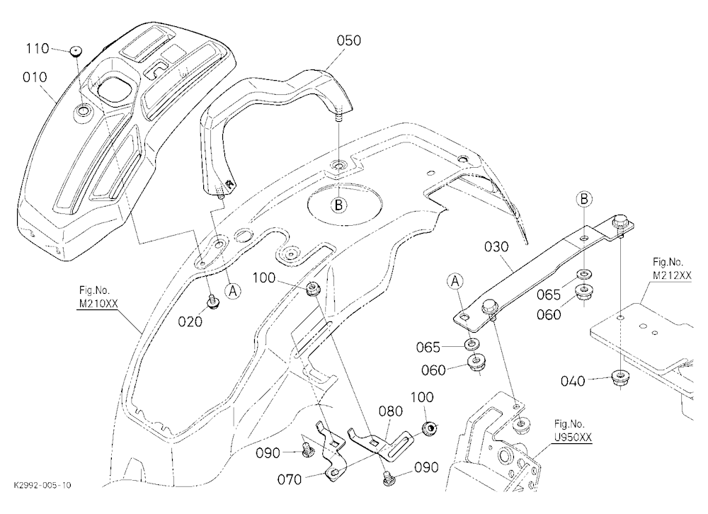 Lever Guide Rh