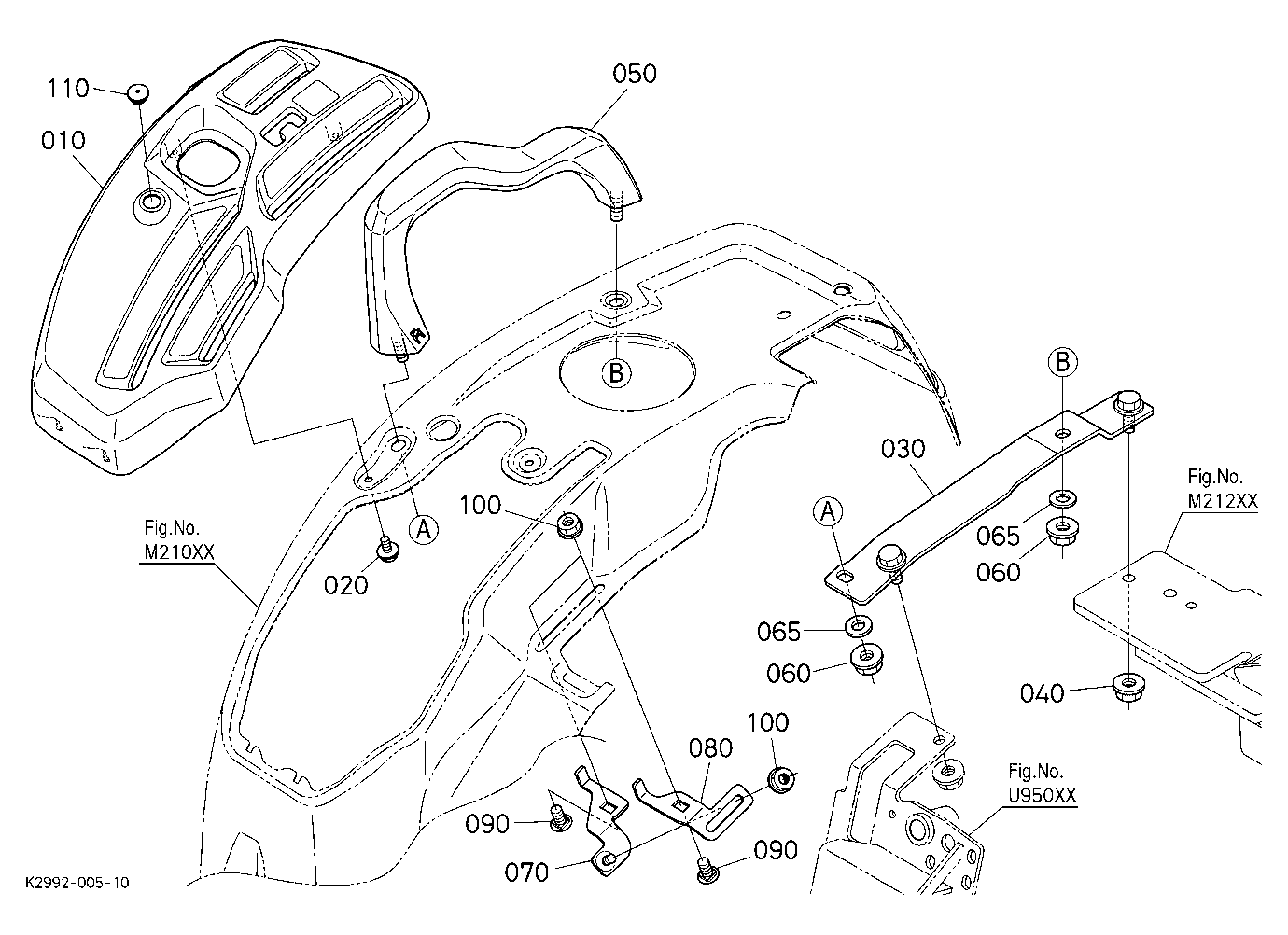 Lever Guide Rh