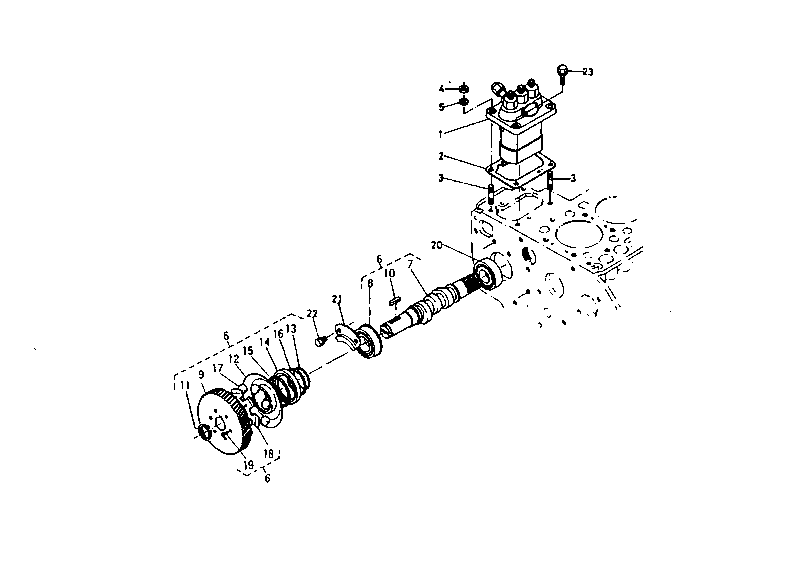 Injection Pump And Fuel Camshaft