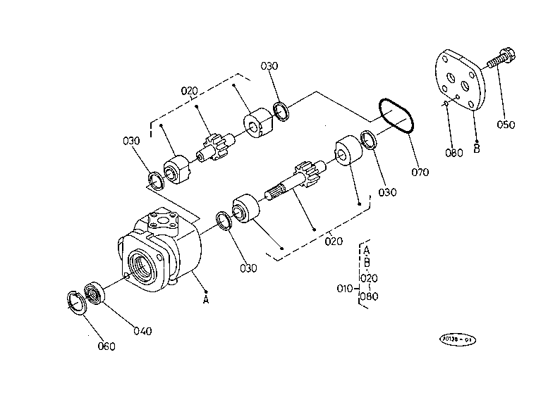 Hydraulic Pump (Ms) [Component Parts]