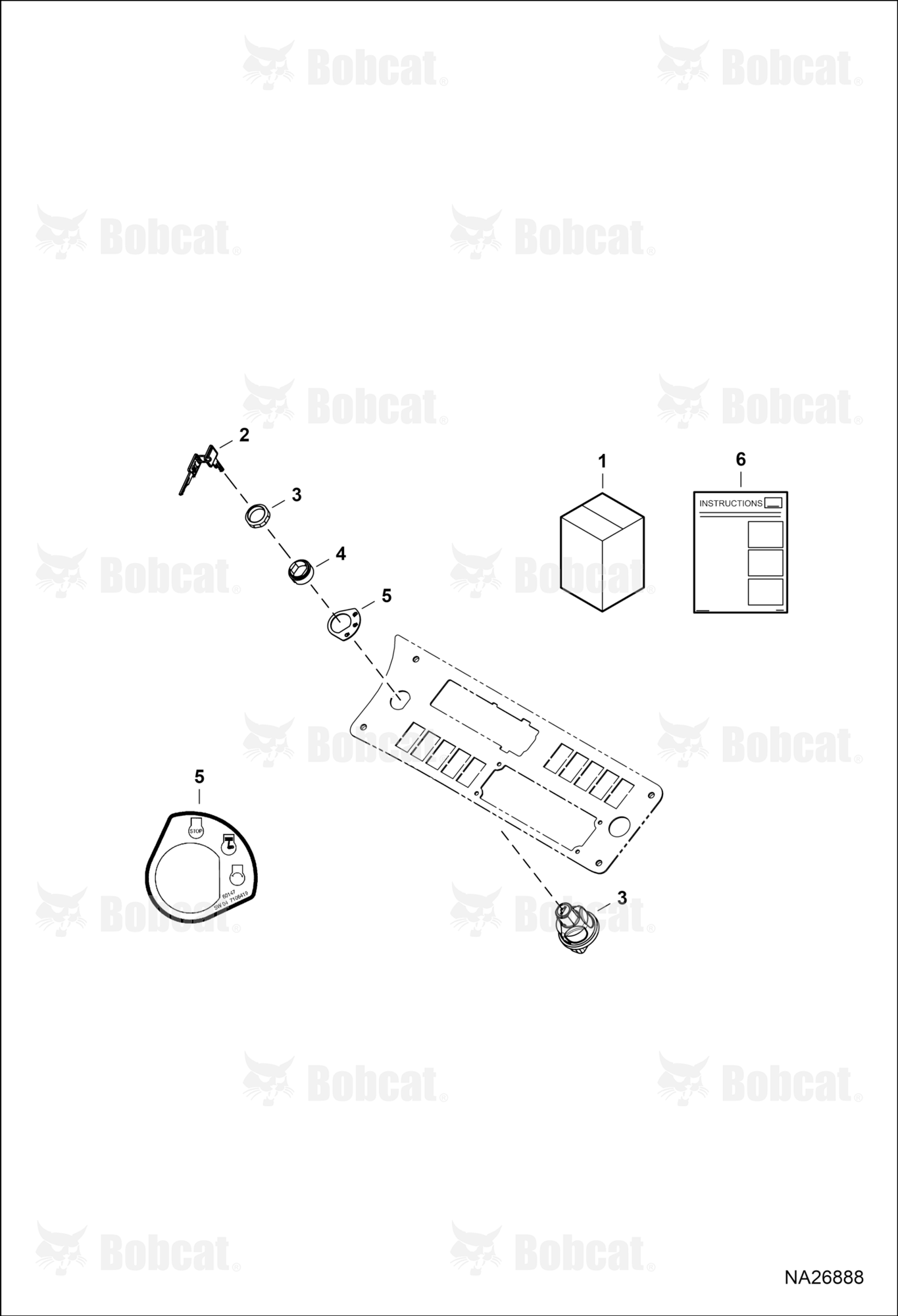 Ignition Switch Kit (W/Key)
