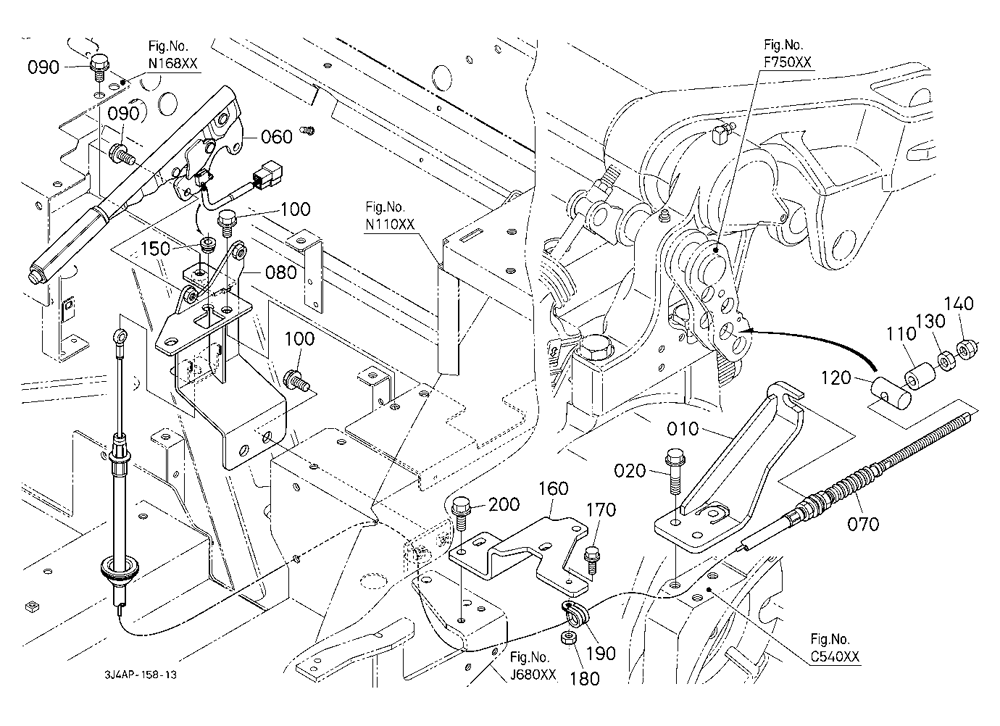 Parking Brake Lever [W/O Assisted Parking Brake]