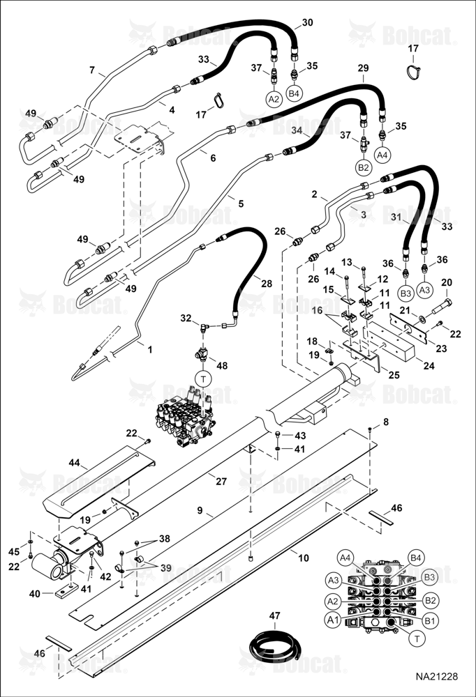 Hydraulic Circuitry (Outer Boom)