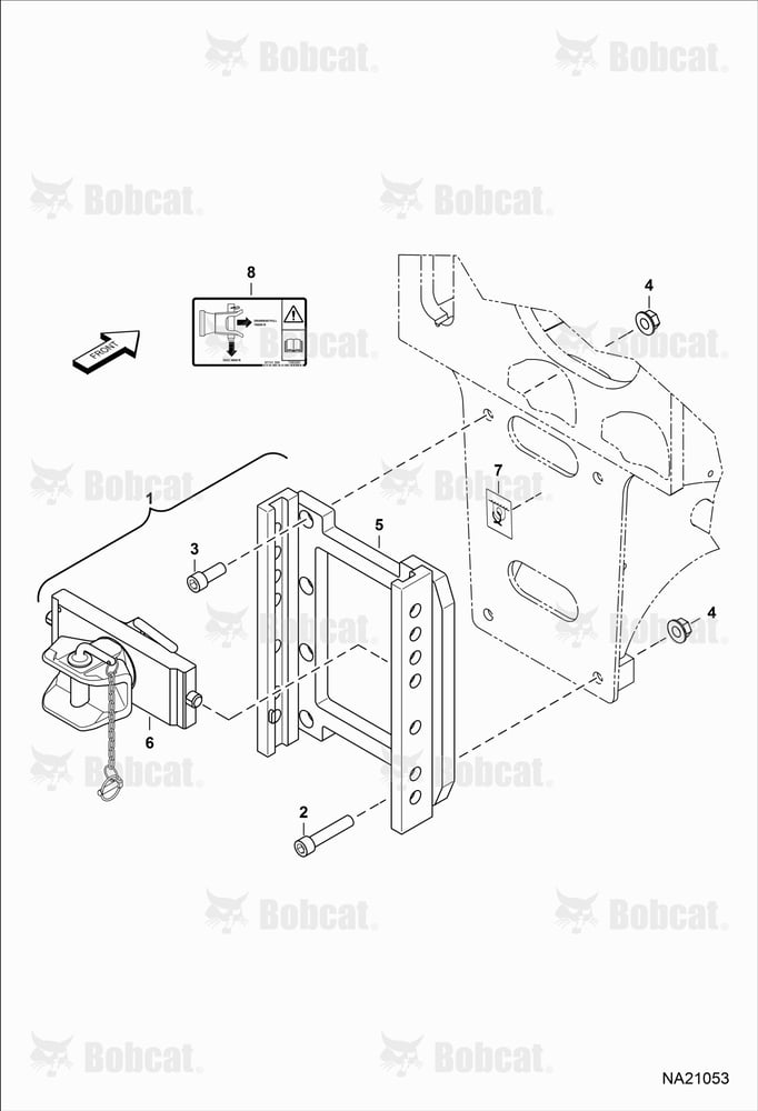 Rear Hitch (Adjustable) (Manual Lock)