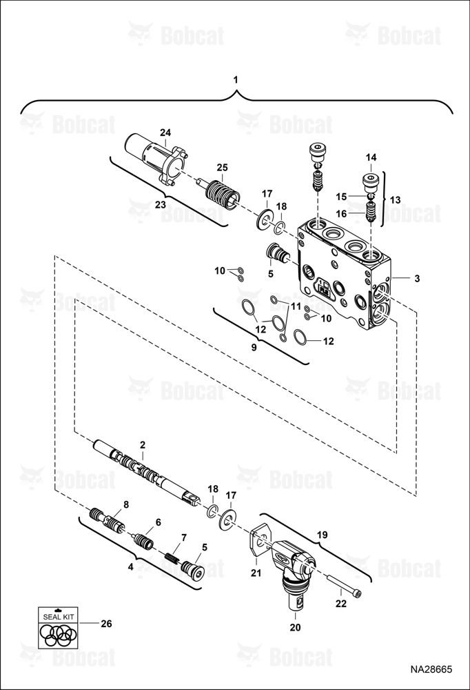 Hydraulic Control Valve (Blade Section)