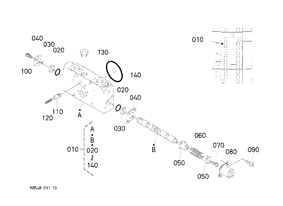 Spool Section (Travel Rh)