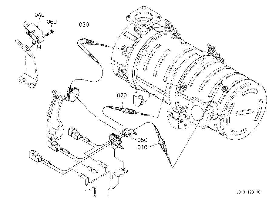 Diesel Particulate Filter Muffler Sensor