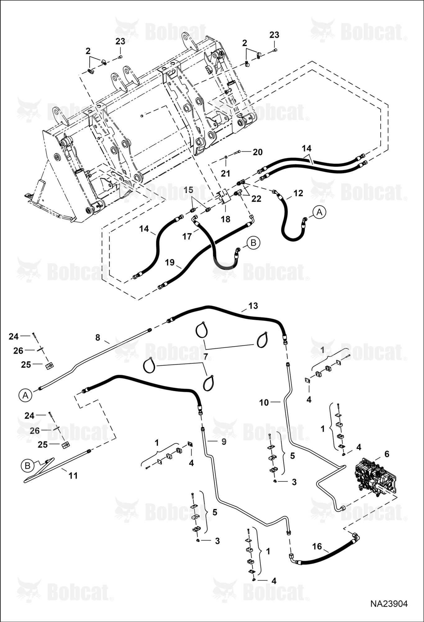 Bucket (Multi Purpose) (Auxiliary Hydraulics) (Modified Design)