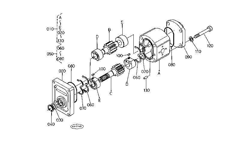 Hydraulic Pump [Old Type] [Component Parts]