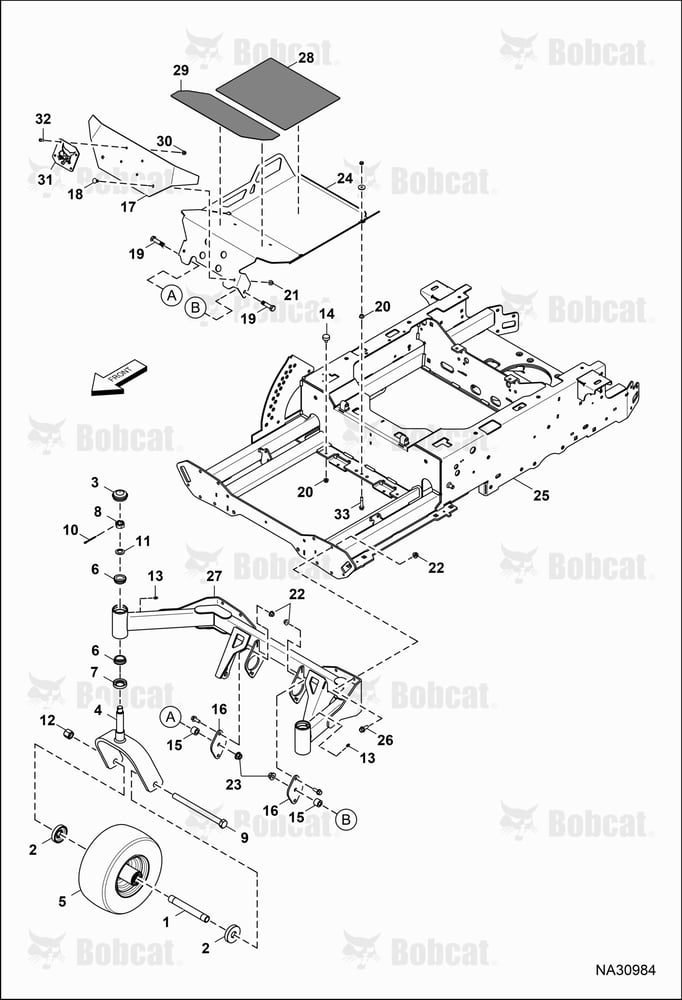 Frame & Caster Assembly