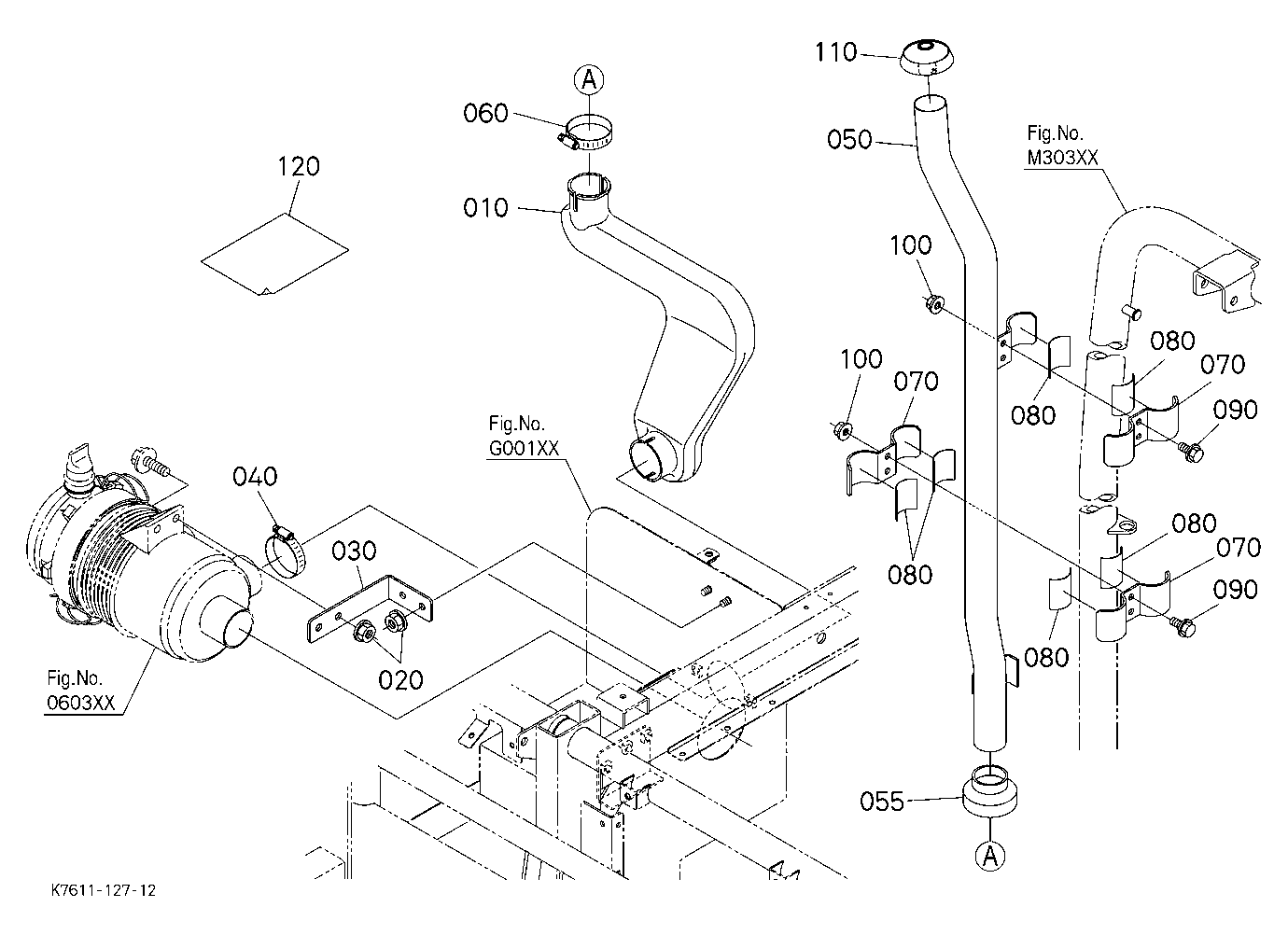 High Position Air Intake Kit (W/G. No. V4471) [Opt